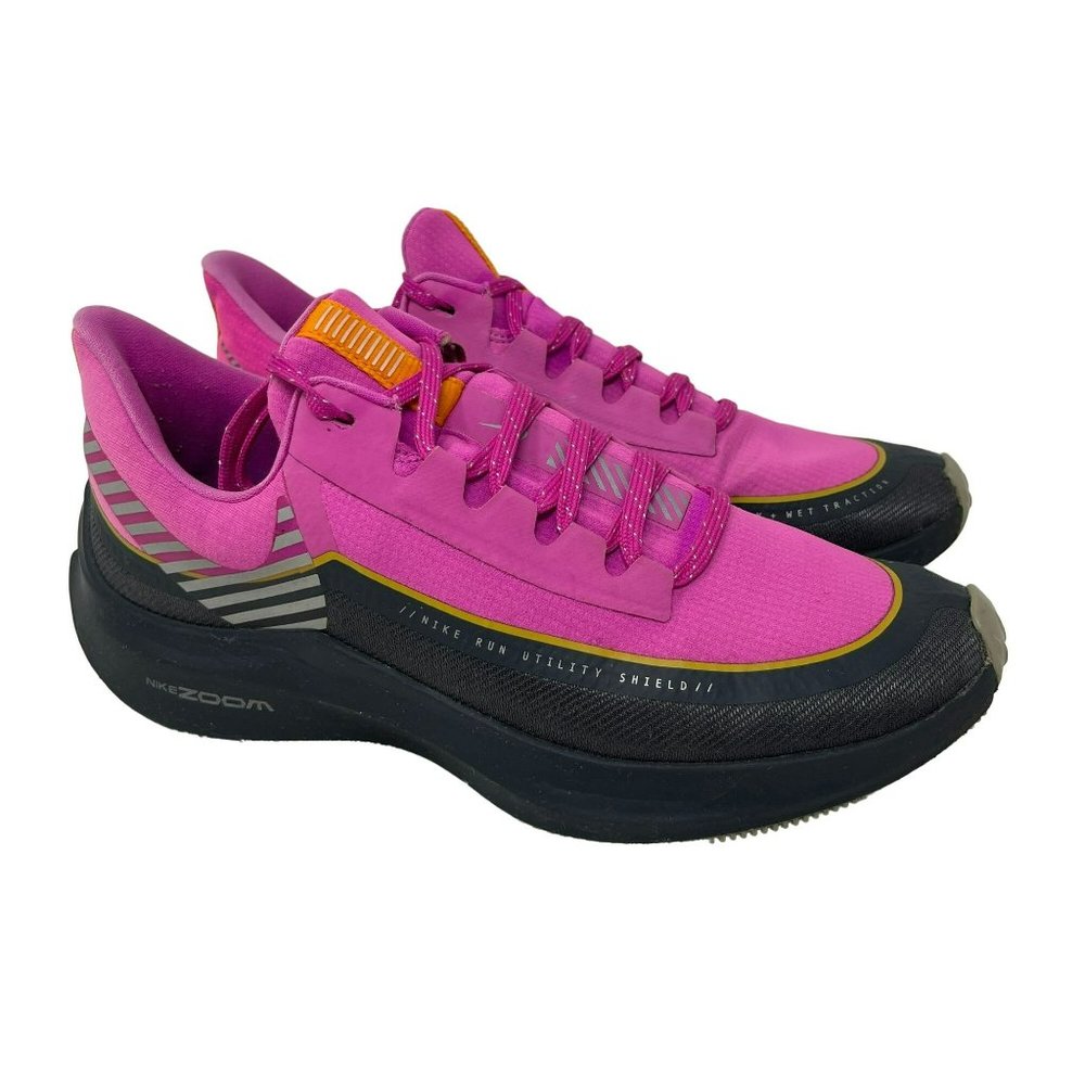 Nike Air Zoom Winflo 6 Shield Women's Size 8.5 Pink Running Shoes CT1589-600‎